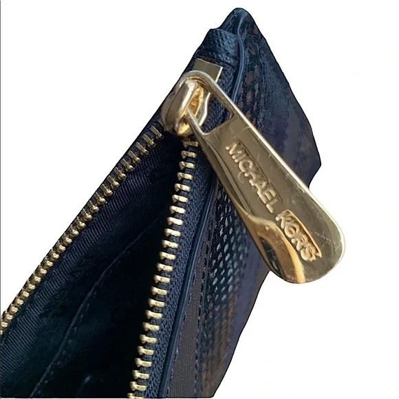 Snake Skin/Suede & Leather MK Wristlet - Picture 10 of 10